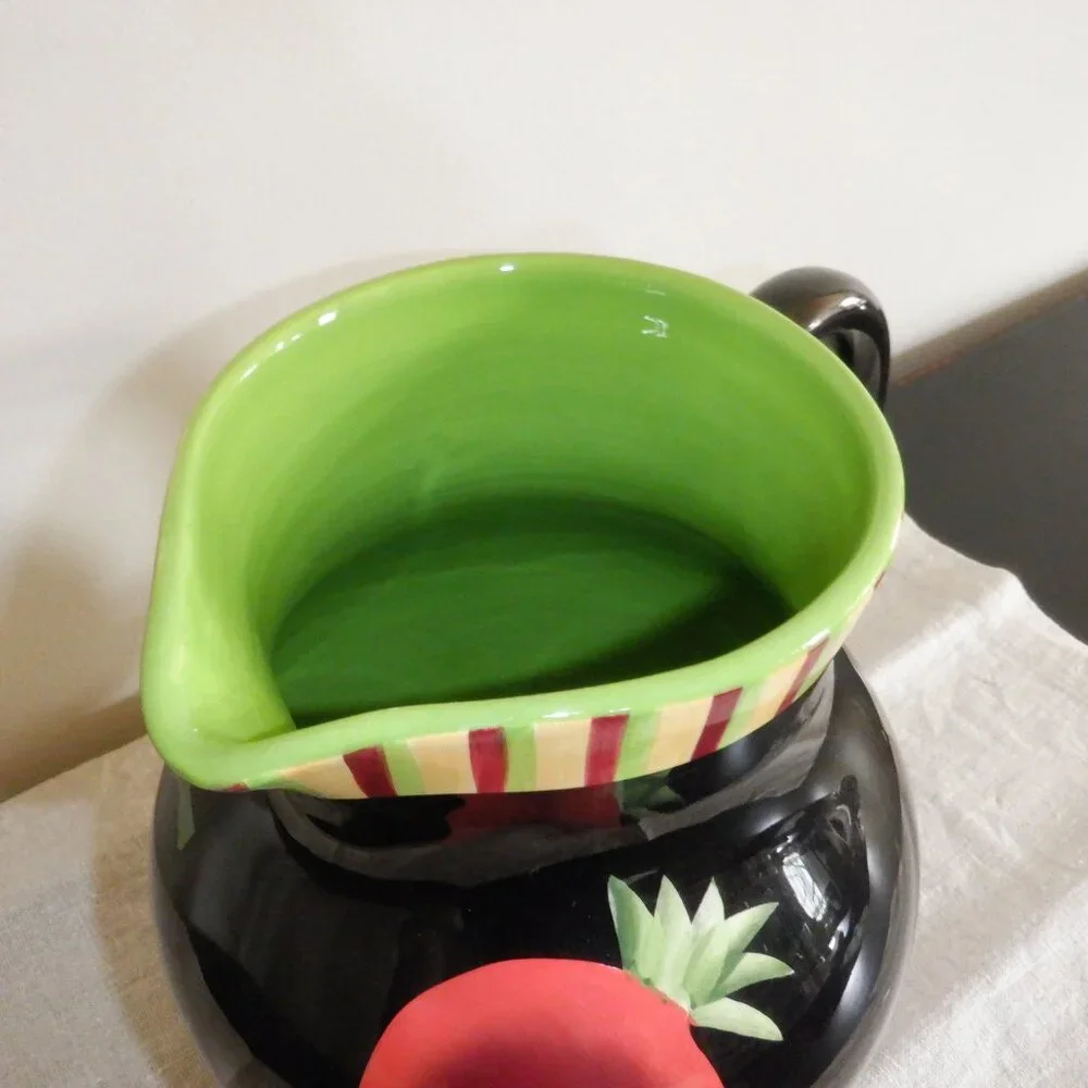 Vintage Pimenta-Caliente Margarita Pitcher and Salter by Crate and Barrel